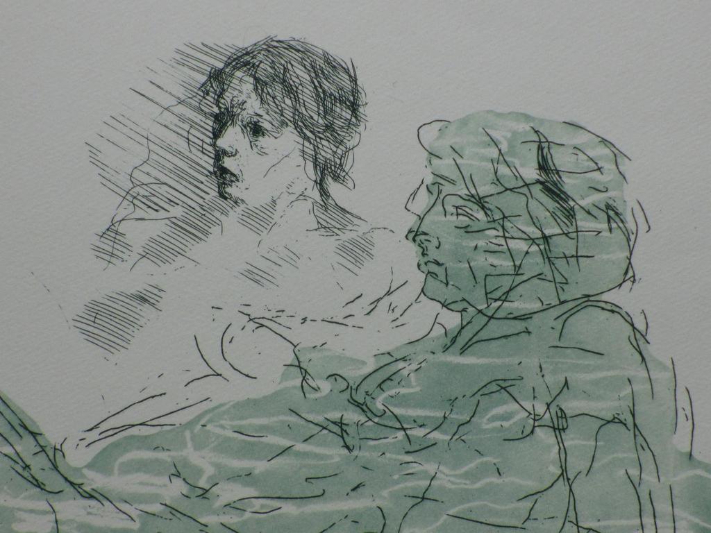 Jaap Hillenius, Mens en water, Kleurets kopen? Bied vanaf 50!