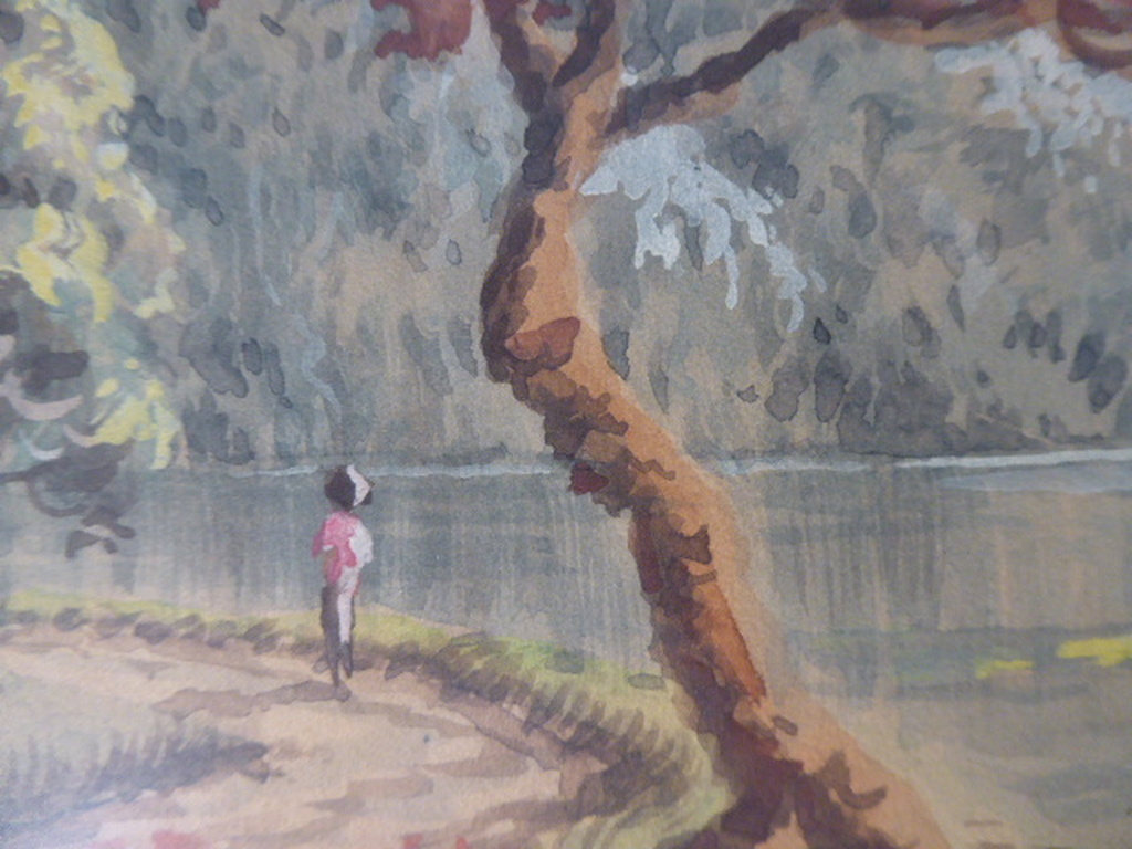 Mochtar Apin (1923-1994) , aquarel, vroeg landschap kopen? Bied vanaf 56!