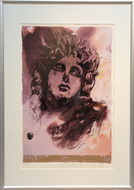 Gerti Bierenbroodspot, zeefdruk , met aluminium lijst verkocht voor € 75!