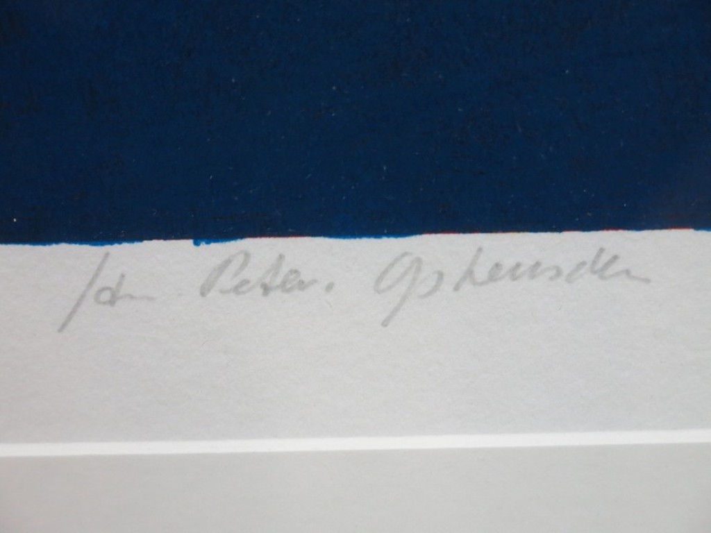 Jan Peter van opheusden: Litho, Vrouw in zwarte jurk -Ingelijst kopen? Bied vanaf 40!