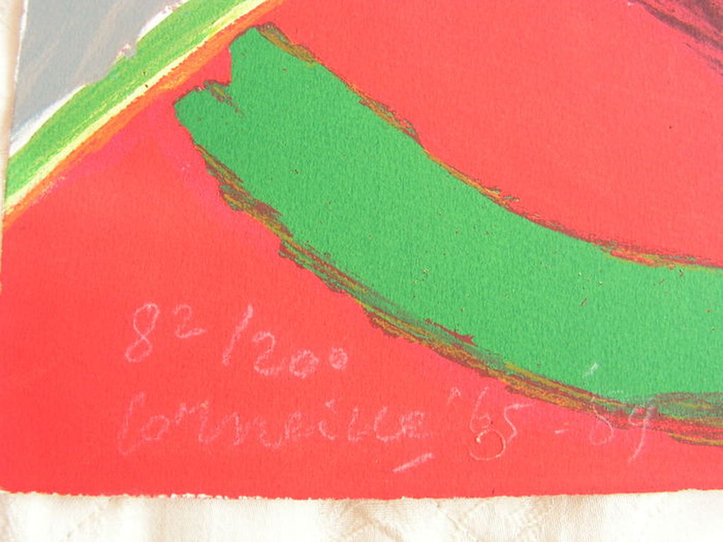 Grote Corneille litho "Paysage" 1965 / 1989 kopen? Bied vanaf 200!