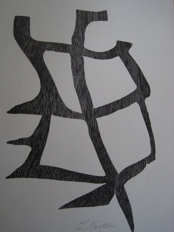 Zeldzaam Grafisch werk van Emile Voeten Orig. houtsnede voor Creatie 1952 kopen? Bied vanaf 1!