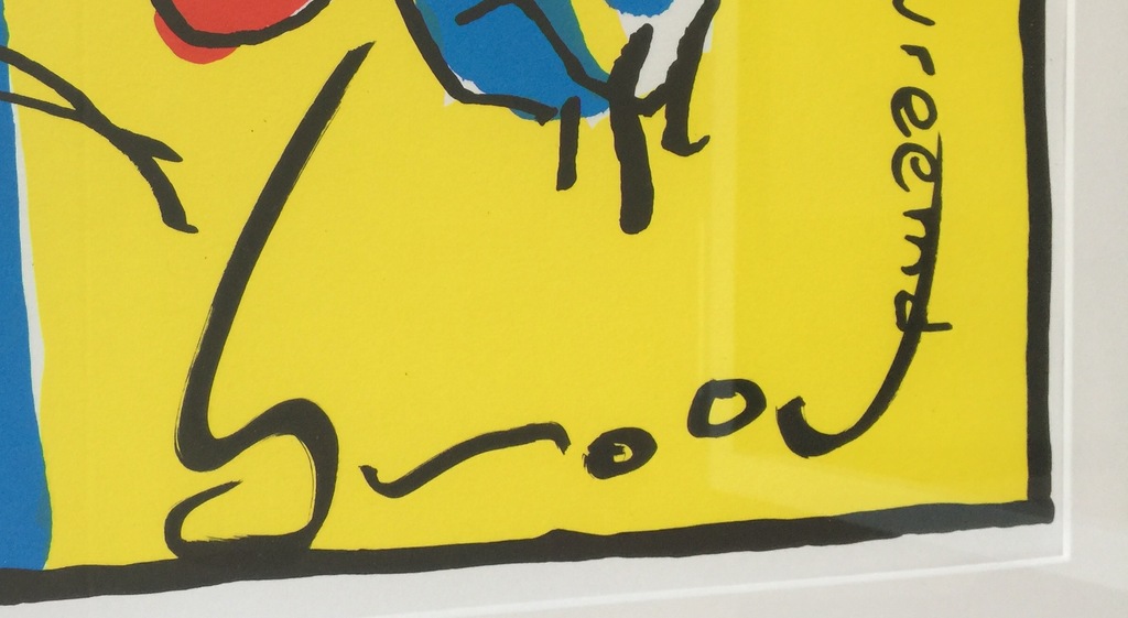 Herman Brood - Handgesigneerde Zeefdruk: "Niets menschelijks is ons vreemd" kopen? Bied vanaf 1!