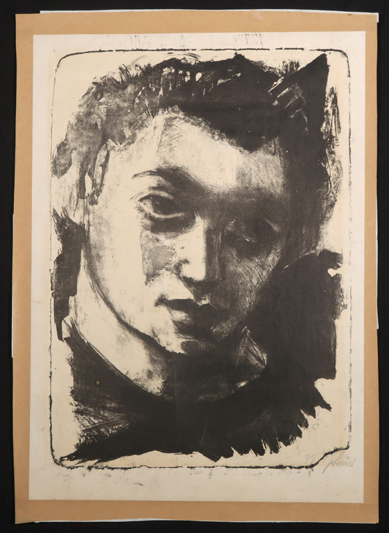 Jo Pessink: Litho, Portret van een man kopen? Bied vanaf 1!