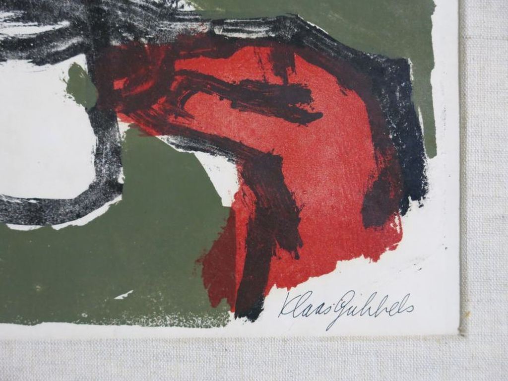 Klaas Gubbels: Kleurenlitho, Cafe kopen? Bied vanaf 150!