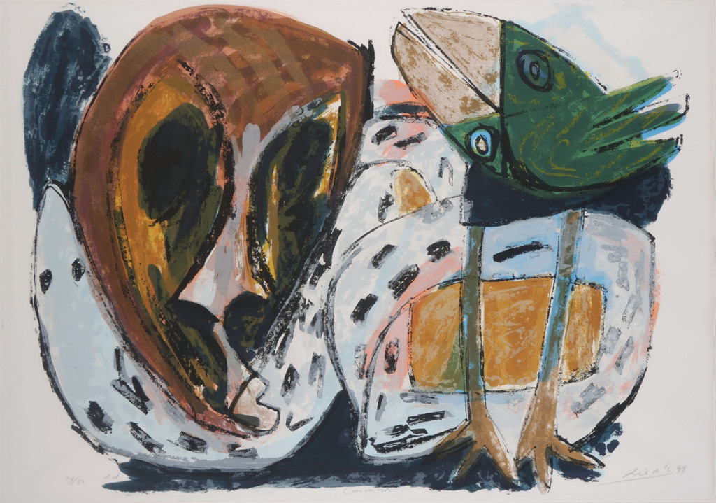 John Lie a Fo: Litho, Convention - Ingelijst (Groot) kopen? Bied vanaf 35!