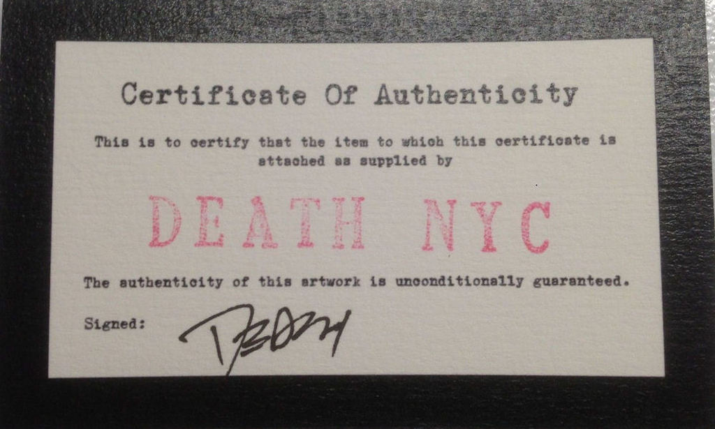 Death NYC, Kata moss. pop art print met coa kopen? Bied vanaf 35!