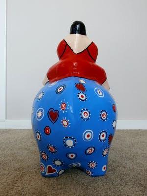 Ada Breedveld - Ada Breedveld - beeld: Blauwe olifant harten - 2008 kopen? Bied vanaf 95!