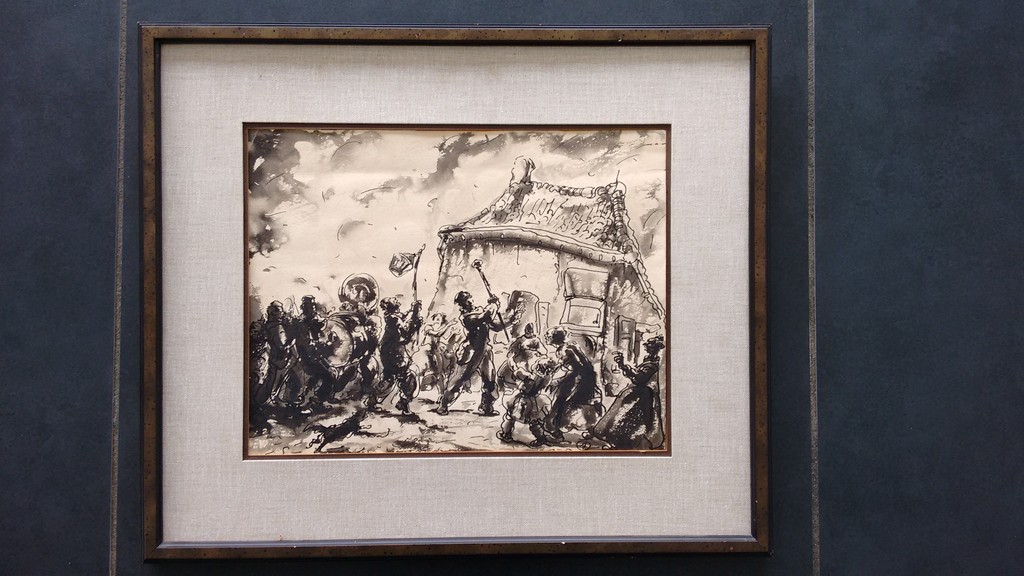 Alfred Ost Oost-Indische tekening, gesigneerd, ingelijst kopen? Bied vanaf 330!