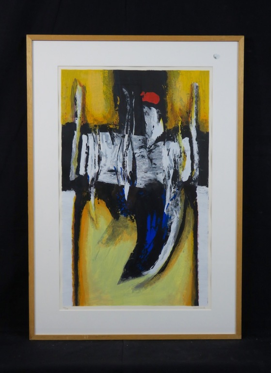 Hans Vanhorck: Litho, Zonder titel - Ingelijst (Groot) kopen? Bied vanaf 40!