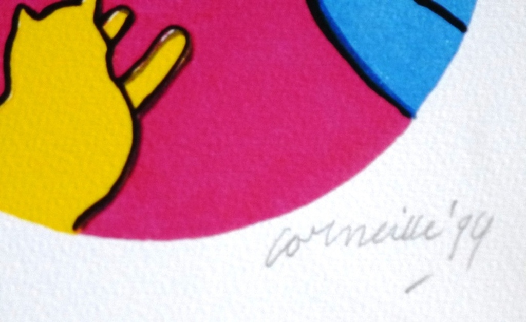 CORNEILLE. Zeefdruk 1994. -DROOMBEELDEN III- Handgesigneerd. kopen? Bied vanaf 1!