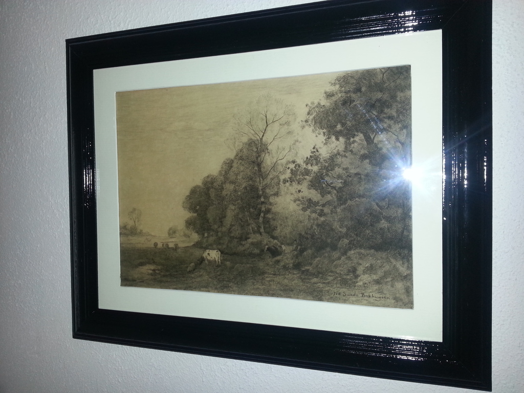 Julius Jacobus van de Sande Bakhuyzen (1835-1925) - hand gesigneerde ets - nr.59 kopen? Bied vanaf 125!