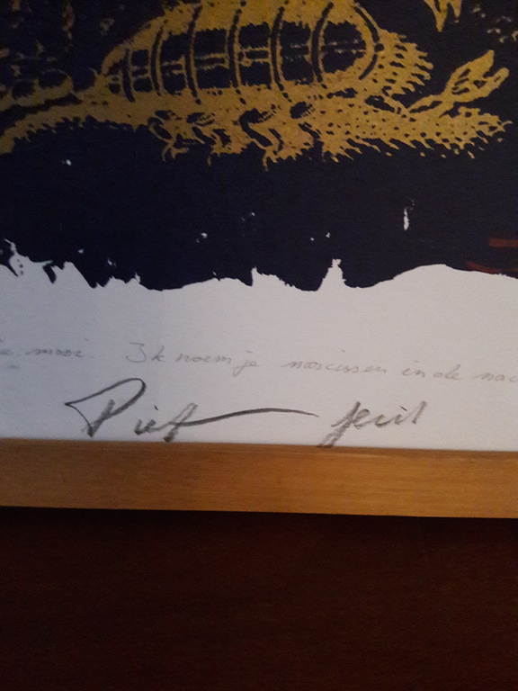 Pieter alewijns, bloemen in de nacht, zeefdruk,  kopen? Bied vanaf 500!