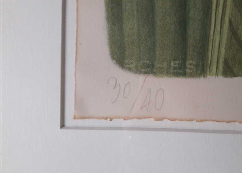 JP de Vroom ., kleur litho , Palm IiI kopen? Bied vanaf 65!