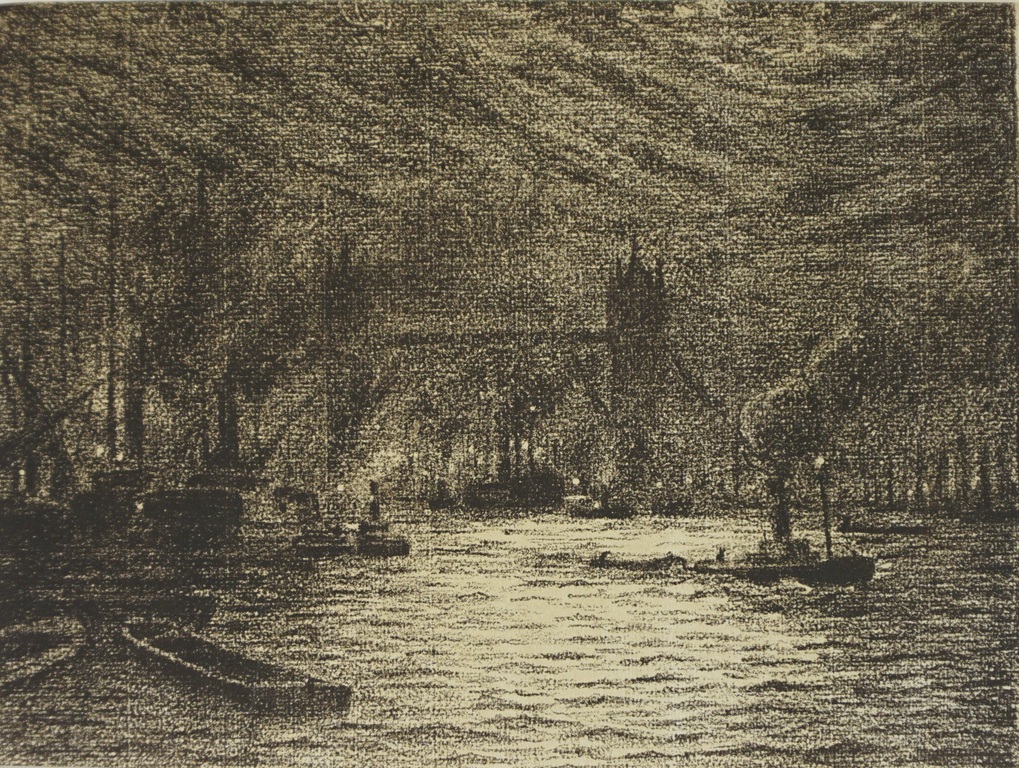Omer Coppens - Lithografie - Tower Bridge Londres kopen? Bied vanaf 1!