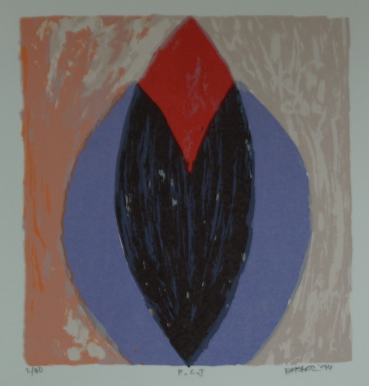 Baskar Handé - twee gesigneerde zeefdrukken - 1994 kopen? Bied vanaf 1!