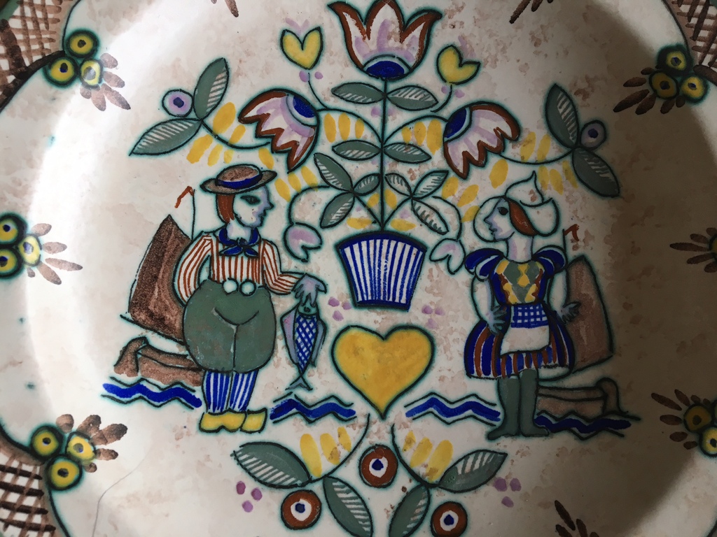Goedewaagen Gouda - Groot wandbord decor Monika kopen? Bied vanaf 1!