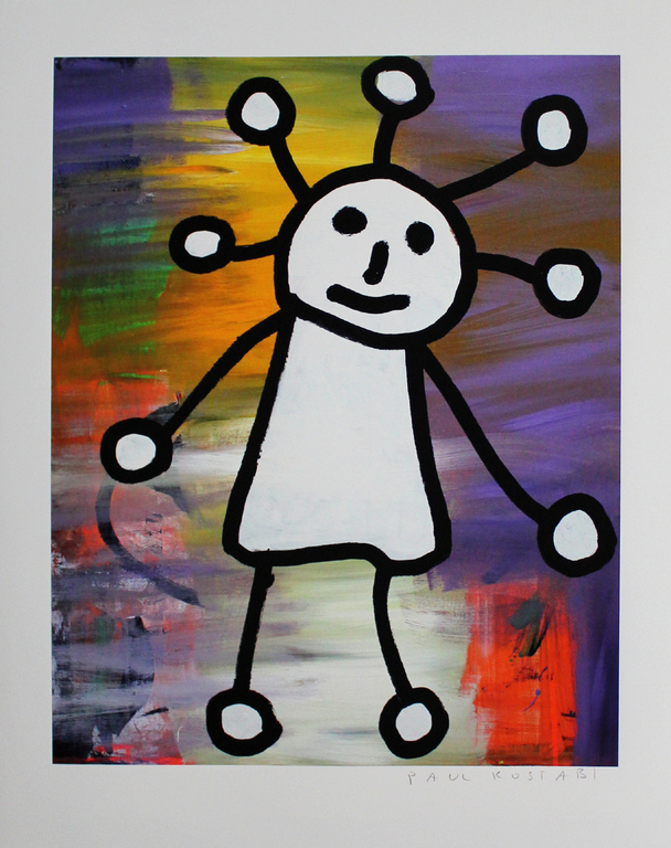 Paul Kostabi. -POP UP- Giclee. 2014. Handgesigneerd. kopen? Bied vanaf 69!