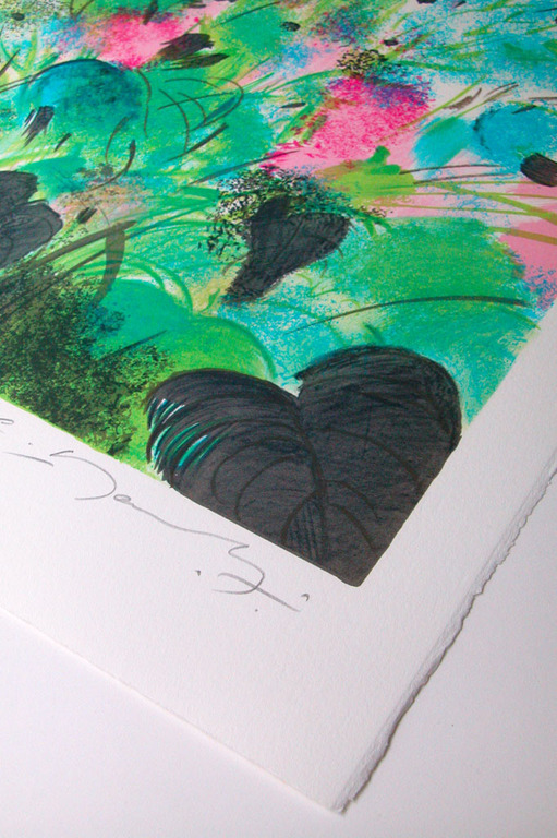 Claude Manoukian, lithografie, ‘Femme et fleurs‘, handgesigneerd kopen? Bied vanaf 50!