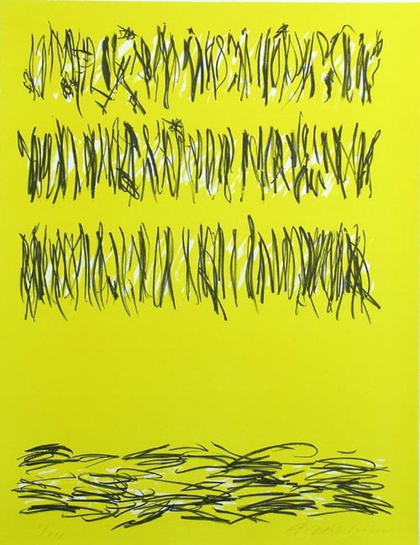 Carlo Pizzichini - Composition yellow - litho, gesigneerd, oplage XXX kopen? Bied vanaf 79!