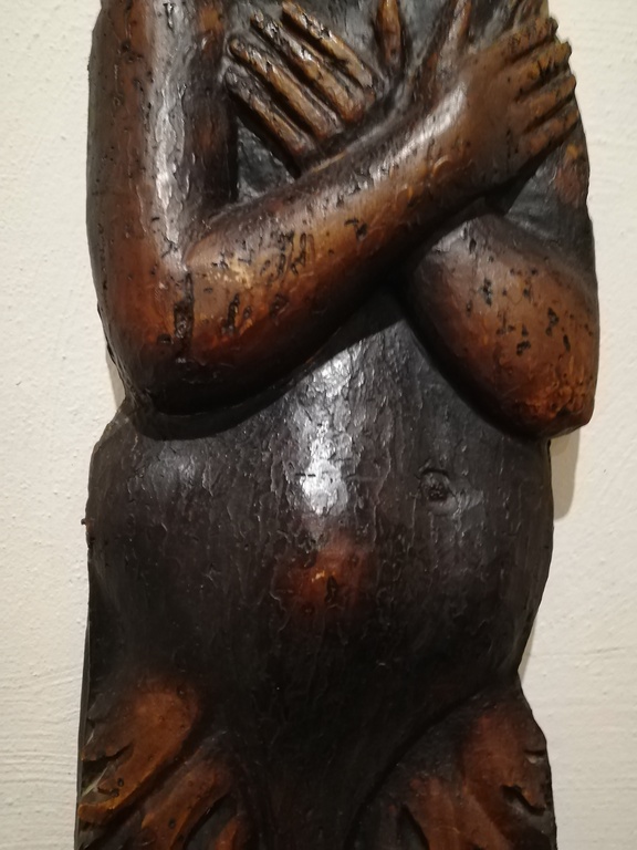 Prachtig houtsnijwerk uit tropische hardhout soort - "de zeemeermin" kopen? Bied vanaf 15!