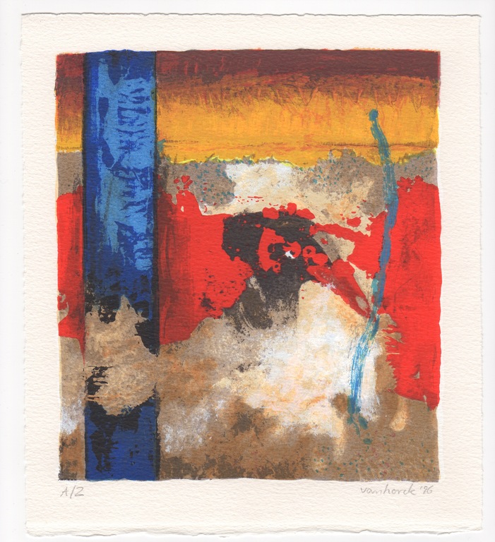 Hans vanhorck, zeefdruk, 1996 kopen? Bied vanaf 70!