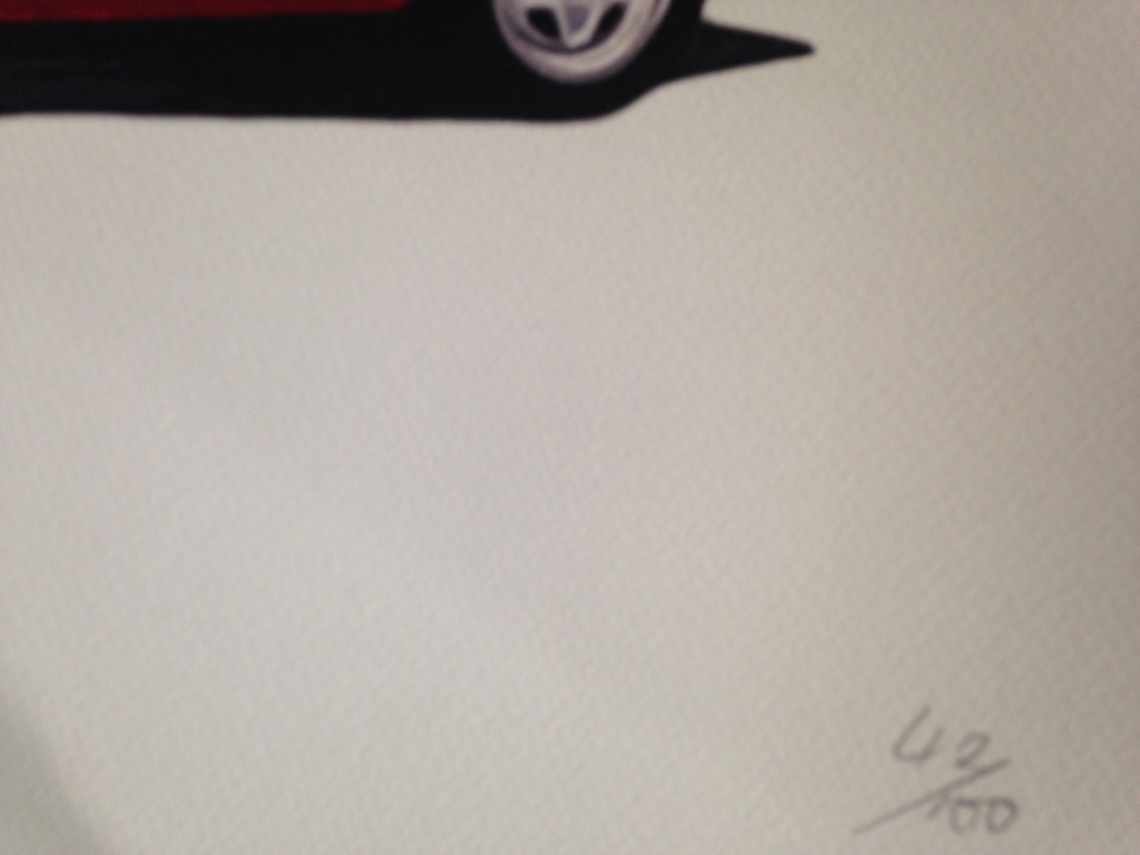 Ferrari zeefdruk, 2013, genummerd en gesigneerd, incl. echtheidscertificaat kopen? Bied vanaf 35!