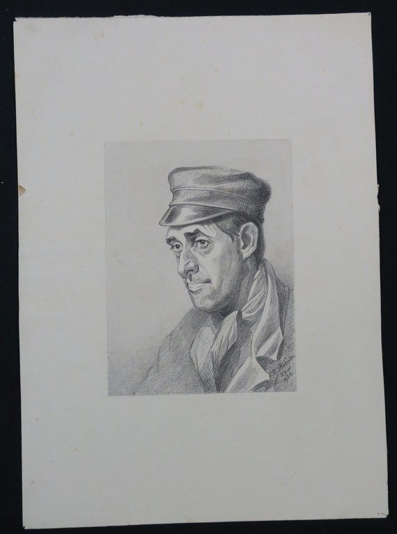 Lot met 4 Tekeningen, o.a. Onbekend Gesigneerd: Inkttekening, De Cellist kopen? Bied vanaf 1!