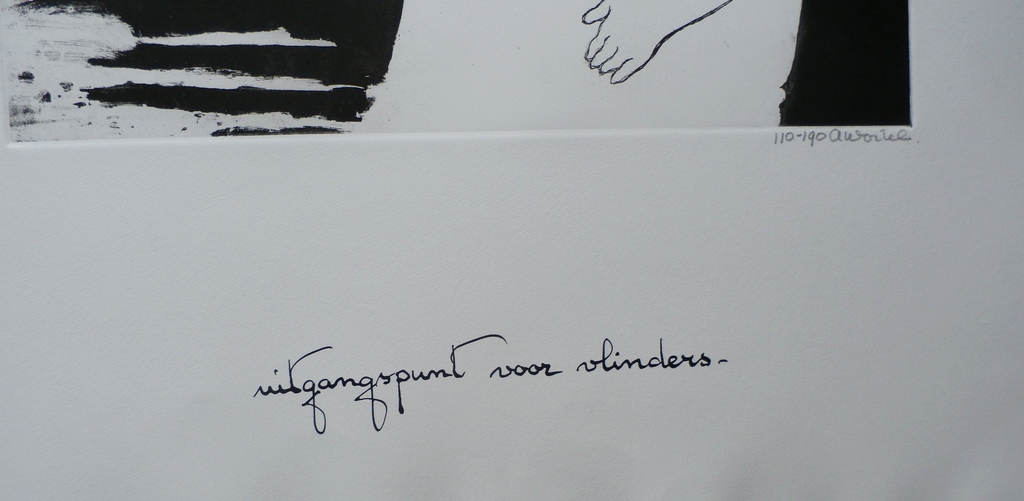 Ans Wortel - ets/ aquatint: Uitgangspunt voor vlinders kopen? Bied vanaf 75!