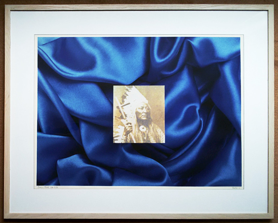 Jean Ruiter - Indian Chief, foto (mooi ingelijst, groot !) kopen? Bied vanaf 95!