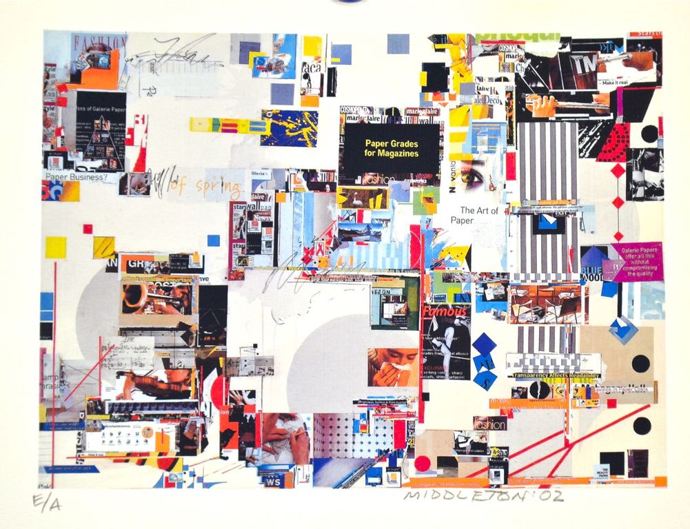 Sam Middleton: Zeefdruk, The Art of Paper verkocht voor € 60!