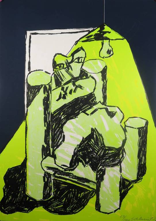 Jan Sierhuis: Zeefdruk, Hommage a Picasso kopen? Bied vanaf 1!