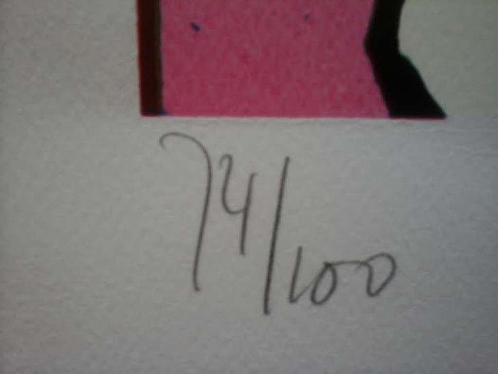 Karel Appel , gesigneerde grote zeefdruk - oplage 100 ex. - 1977 kopen? Bied vanaf 350!