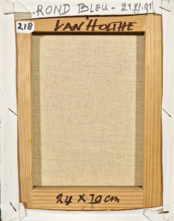 Jan van Holthe: Olieverf op doek, Rond Blue kopen? Bied vanaf 1!