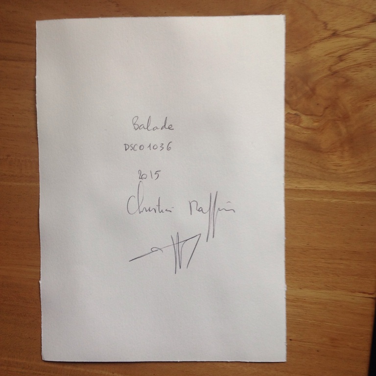 Christian Raffin, gemengde techniek op papier, Balade kopen? Bied vanaf 29!