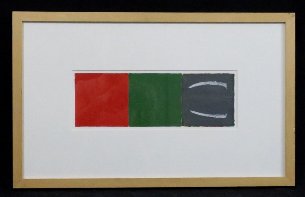 Bert Loerakker: Tekening op papier, Zonder titel 85 - Ingelijst verkocht voor € 91!