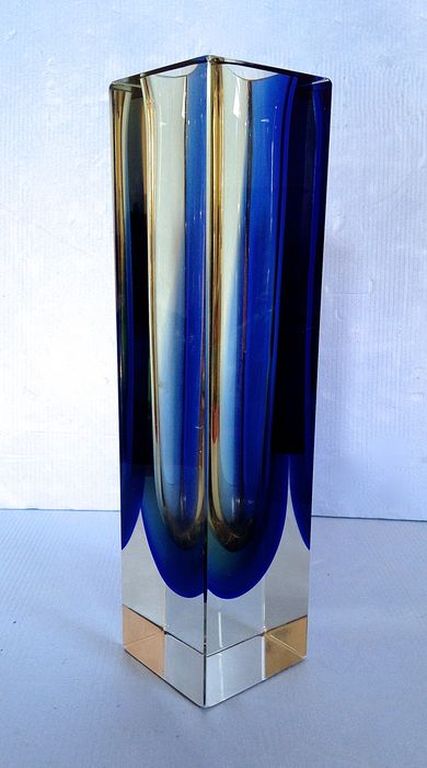 Murano glas - Grote Sommerso blokvaas -Tweede helft 20e eeuw, Italië kopen? Bied vanaf 39!