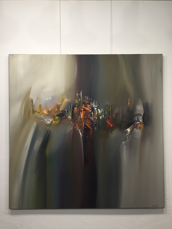 GENA GENADYJ  gemengde technieken op doek verkocht voor € 150!