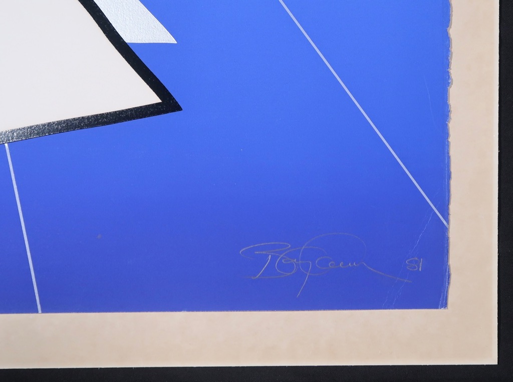 Anthony Benjamin: Zeefdruk, Blue Parallax  kopen? Bied vanaf 20!