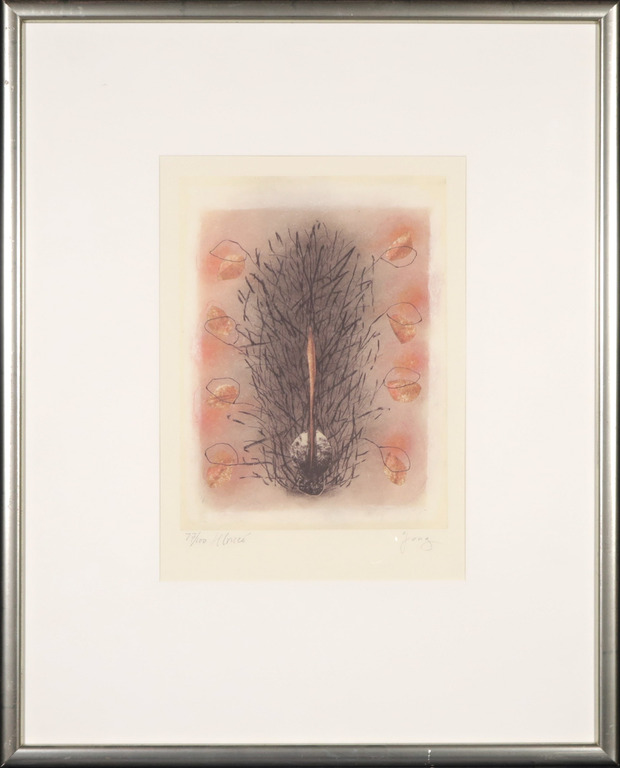 Onbekend gesigneerd: Offset, Zonder titel - Ingelijst kopen? Bied vanaf 1!