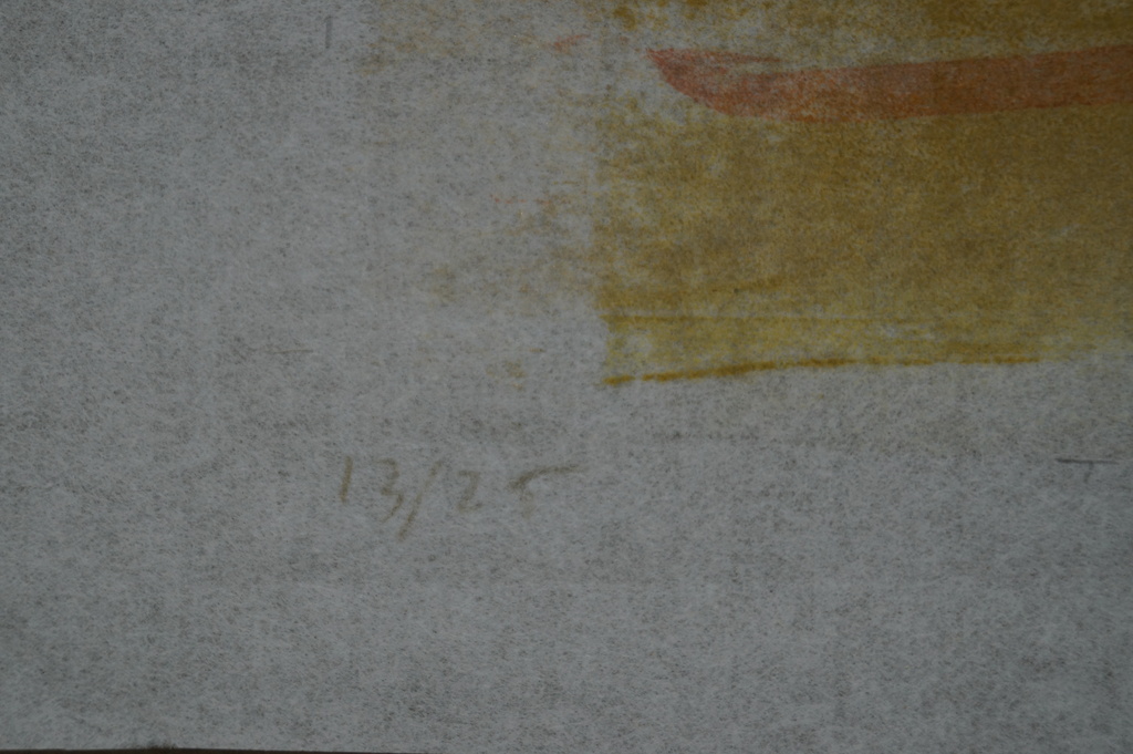 Leon Tebbe - gesigneerde houtsnede - oplage 25 ex. kopen? Bied vanaf 10!