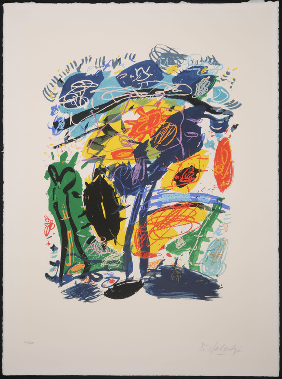 Kees Salentijn: Zeefdruk, Hommage a Van Gogh IV kopen? Bied vanaf 35!