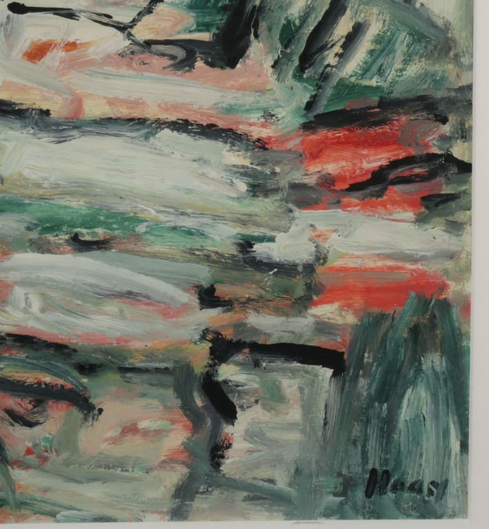 Pieter Haan: Acryl op papier, Z.T. - Ingelijst kopen? Bied vanaf 50!