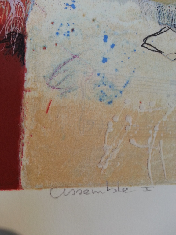 Ron van der Werf, zeefdruk, titel "Assemble I" kopen? Bied vanaf 25!