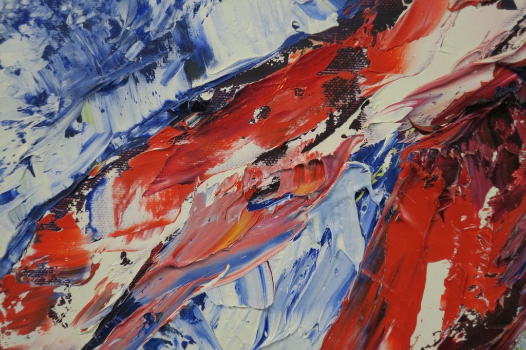 Franca Muller Jabusch: Olieverf op doek, Rood kleur van het hart kopen? Bied vanaf 80!