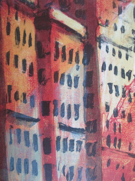 Jeroen Hermkens, litho New York Vanderbilt Avenue 1995 kopen? Bied vanaf 100!