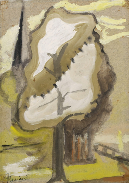 Simon Nuissl: Aquarel, Zonder titel kopen? Bied vanaf 1!