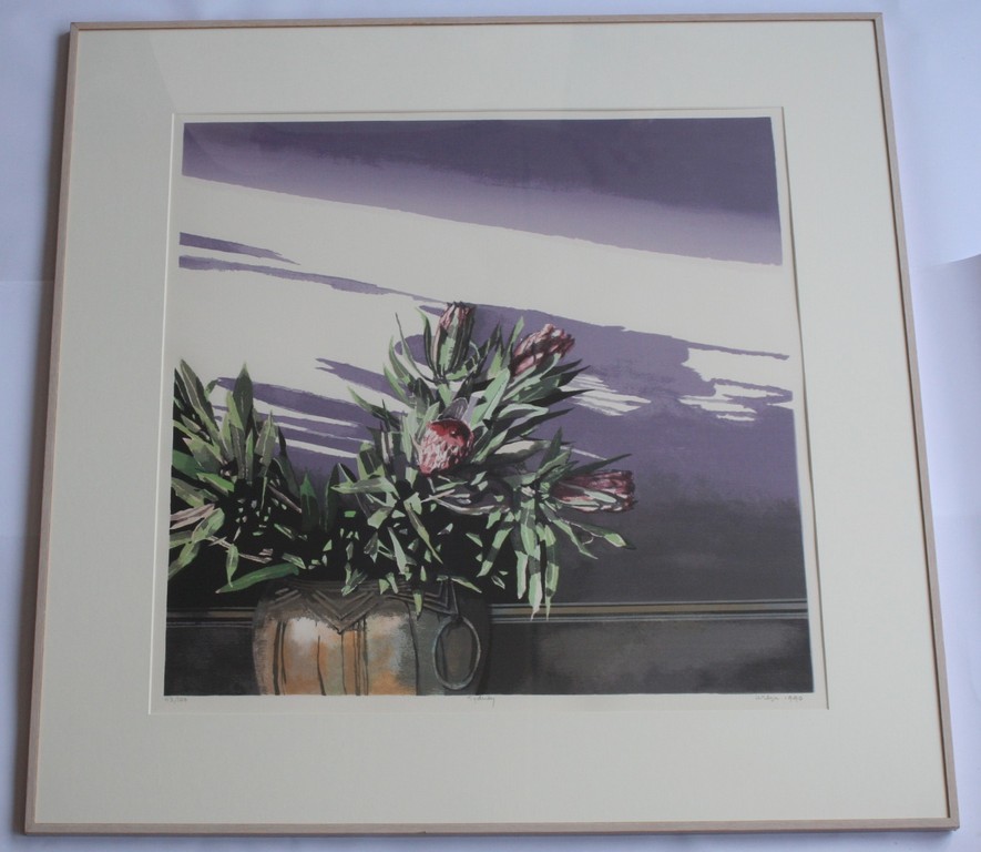 Max Kreijn - zeefdruk - gesigneerd - 43/100 - 1990 verkocht voor € 95!