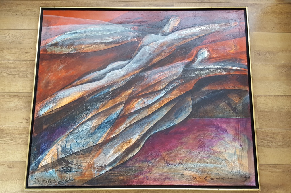 Frits van Eeden (1941) - Acryl op doek, gesigneerd rechts onder, verso en '91  kopen? Bied vanaf 950!