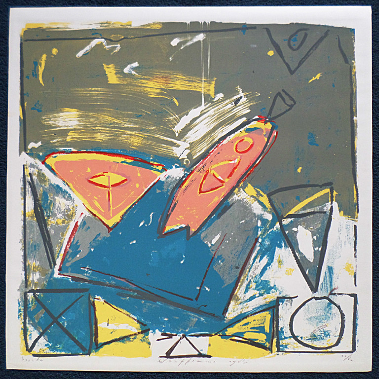 Laatste keer: Piet Warffemius - Siesta, zeefdruk kopen? Bied vanaf 40!